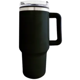 Hydro 1200ml Travel Tumbler Black Side